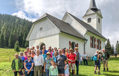 Bergmesse auf der Gleinalm im Gedenken an Ulrike Stampler