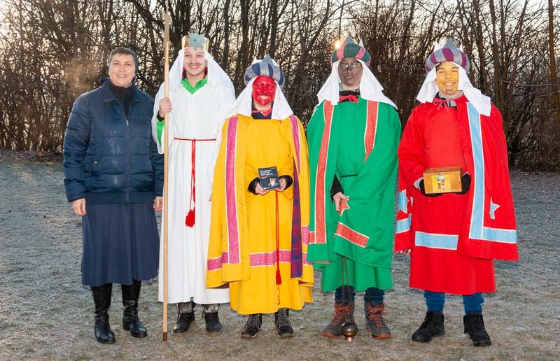Michael Fürnschuß Sternsingergruppe im Jahr 2020